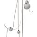 Fremont LED 8 inch Ivory and Black Belt Chandelier Ceiling Light