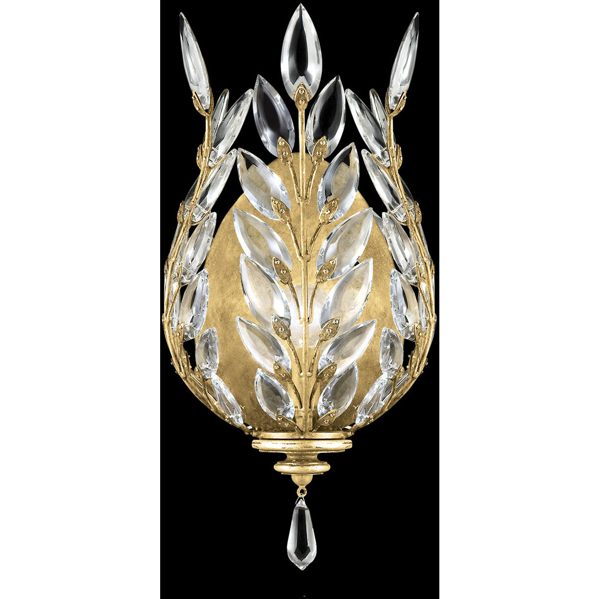 Crystal Laurel Sconce Wall Light