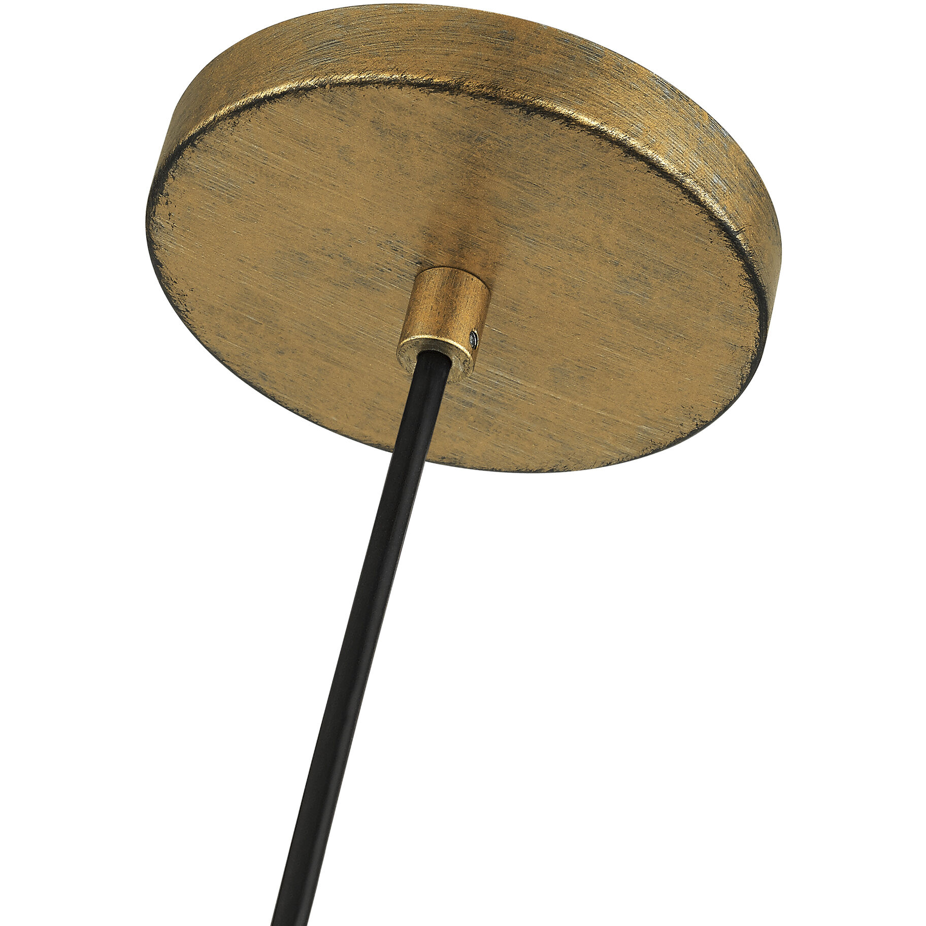 Bellingham 1 Light 7 inch Antique Gold Leaf Mini Pendant Ceiling Light