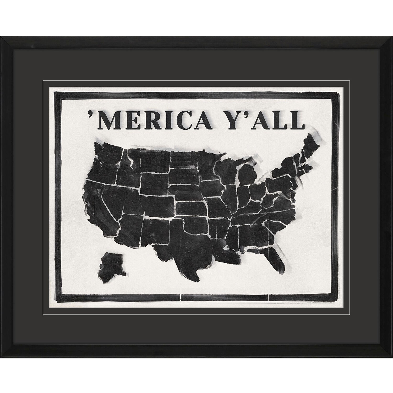 Juvenile Black and Neutral Framed Art, Propac