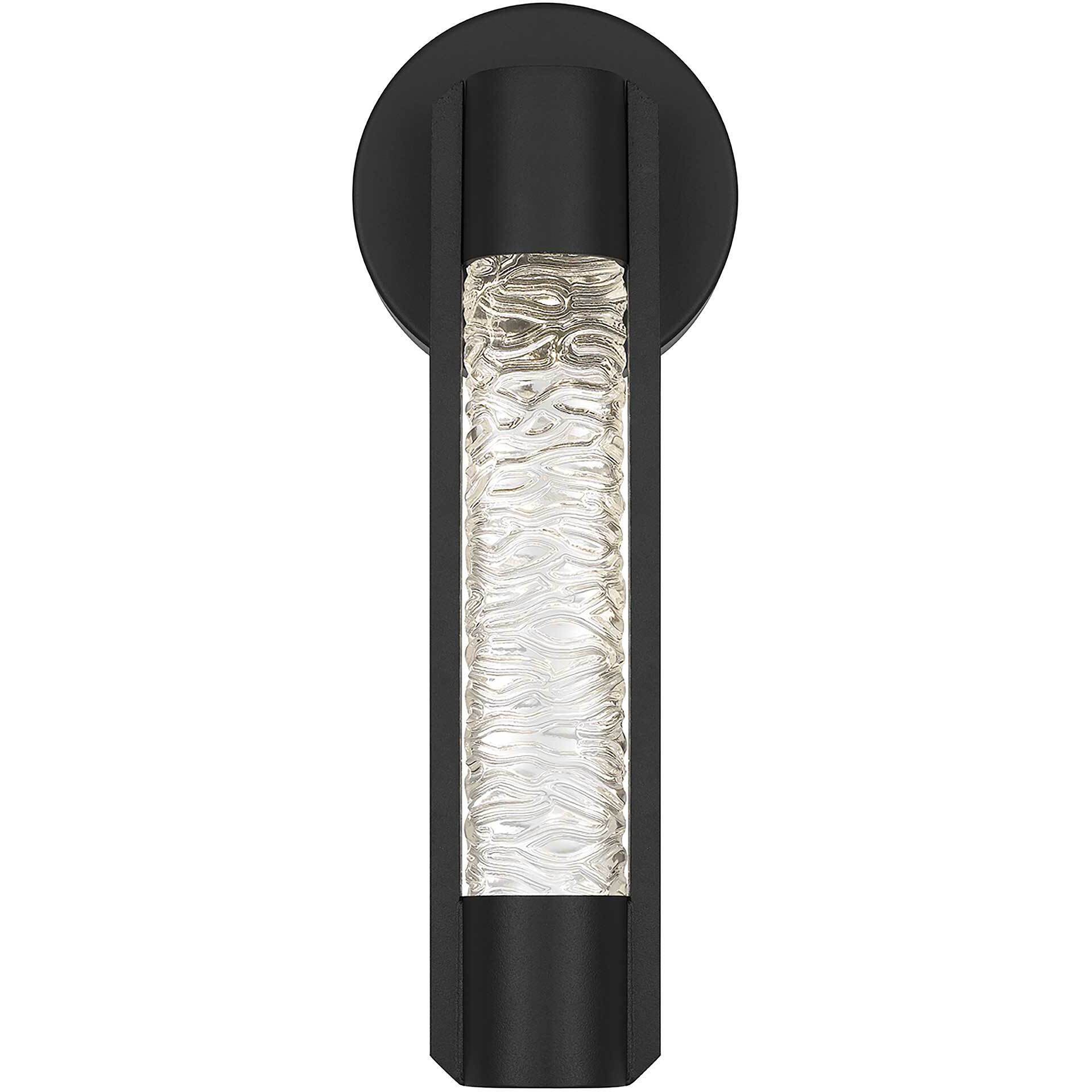 Tig LED 14 inch Sand Black Outdoor Wall Sconce