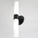 Elliot LED 5.5 inch Matte Black Bathroom Light Wall Light
