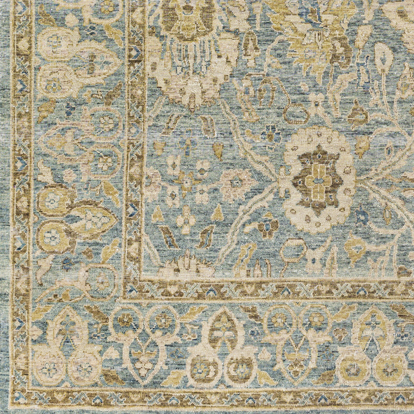 Anatolia 108 X 72 inch Light Sage Rug in 6 X 9, Rectangle