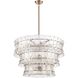 Sophie 16 Light 35.5 inch Lacquered Gold Pendant Ceiling Light