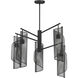 Hillbourne 5 Light 28 inch Matte Black Chandelier Ceiling Light