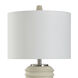 Ella 32 inch 150.00 watt Brie and Brushed Steel Table Lamp Portable Light