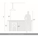Vistara Pendant Ceiling Light in Sand White