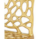 Honeycomb Gold Side Chair