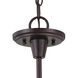 Pittman 2 Light 15 inch Sienna Bronze Semi Flush Mount Ceiling Light