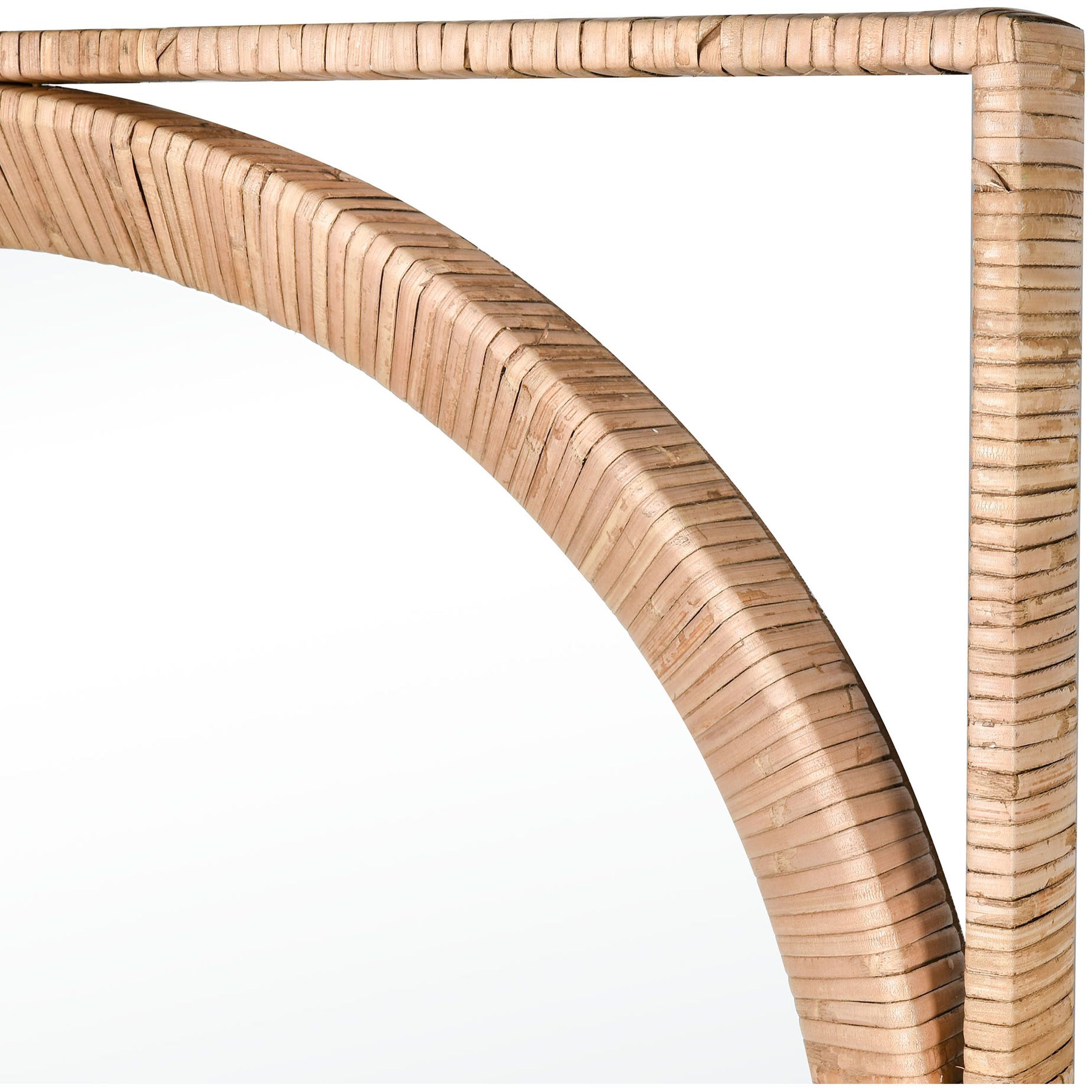 Baarlo 33.5 X 23.5 inch Natural with Mirror Wall Mirror