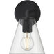 Katie 1 Light 6.25 inch Matte Black Wall Sconce Wall Light
