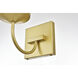 Avani 1 Light 5 inch Brass Bath Sconce Wall Light