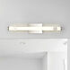 Bowman LED 24 inch Brushed Nickel Vanity Light Wall Light