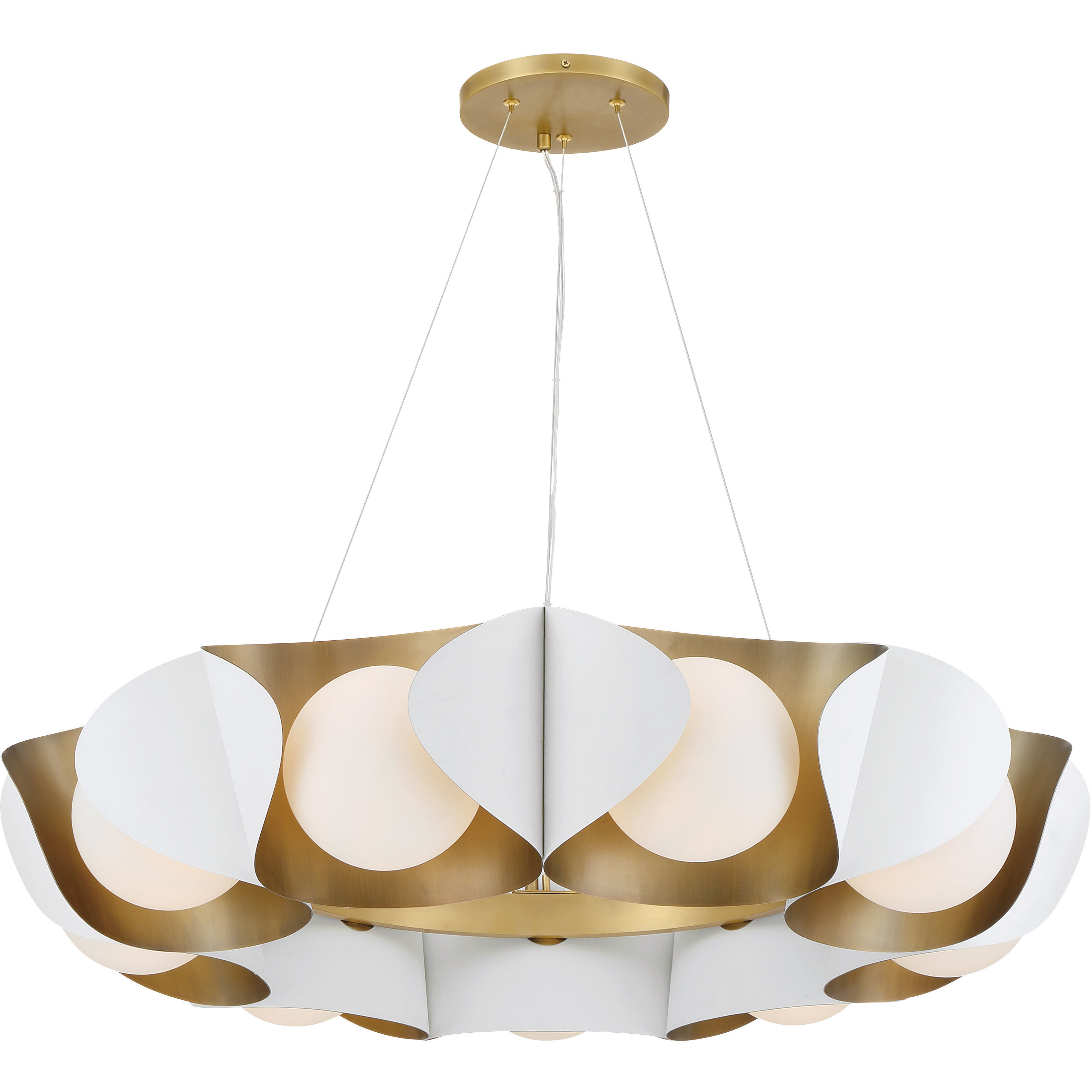 Flare 9 Light 34.25 inch Pendant