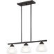 Somerset 3 Light 28 inch English Bronze Linear Chandelier Ceiling Light