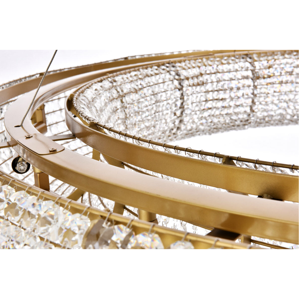 Paris 20 Light 52 inch Brass Chandelier Ceiling Light in Gold