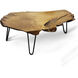 Badang 28 X 24 inch Natural and Black Coffee Table