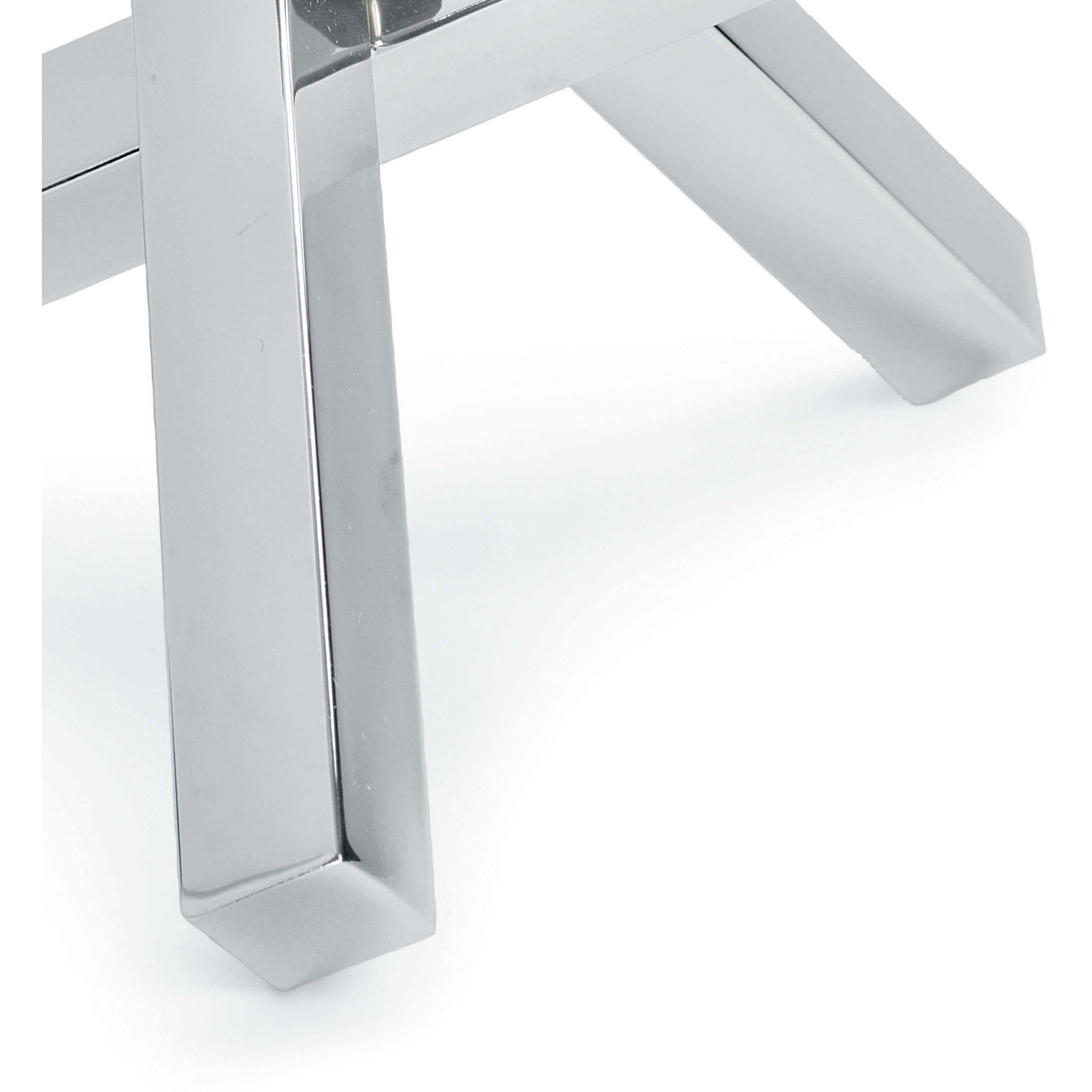 Intersecting 12.75 X 9 inch Sculpture in Polished Nickel