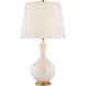 Christopher Spitzmiller Addison 29.25 inch 100 watt Ivory Table Lamp Portable Light in Linen, Medium