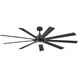 Turbine 80 inch Matte Black Smart Fan