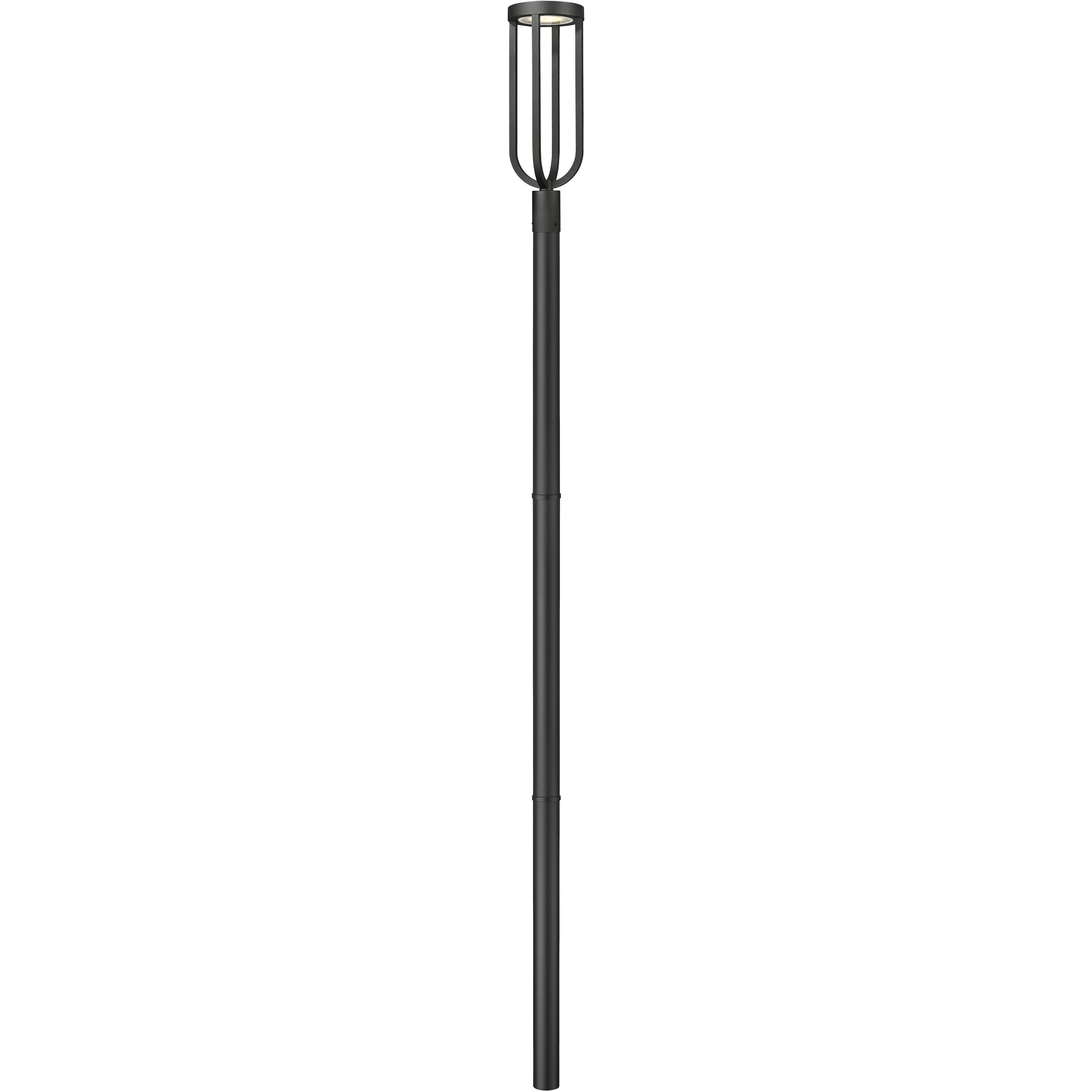 Leland LED 118.75 inch Sand Black Outdoor Post Mounted Fixture