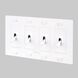 4G Toggle 120-277 White Light Switch