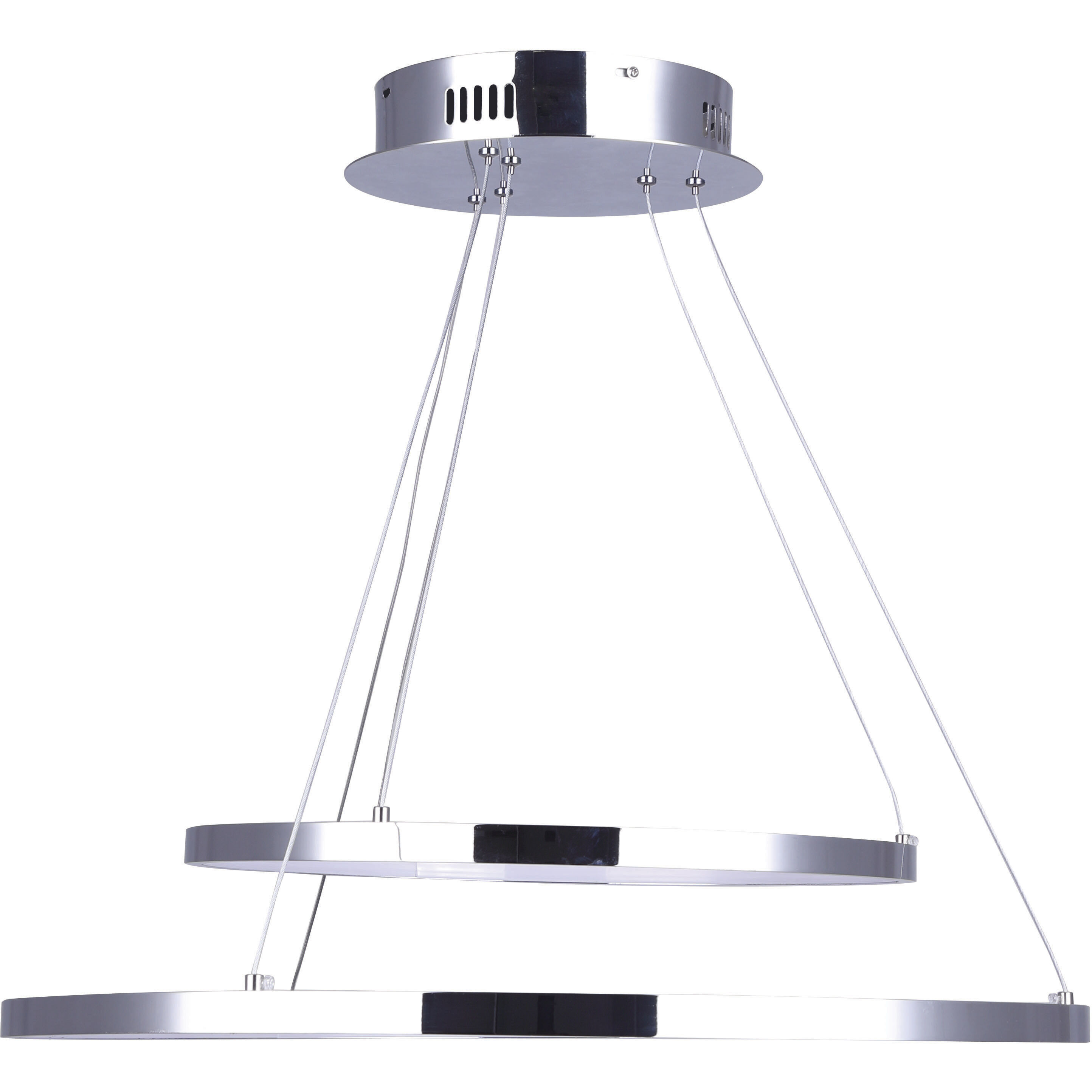 Madison LED 24 inch Chrome LED Chandelier Ceiling Light