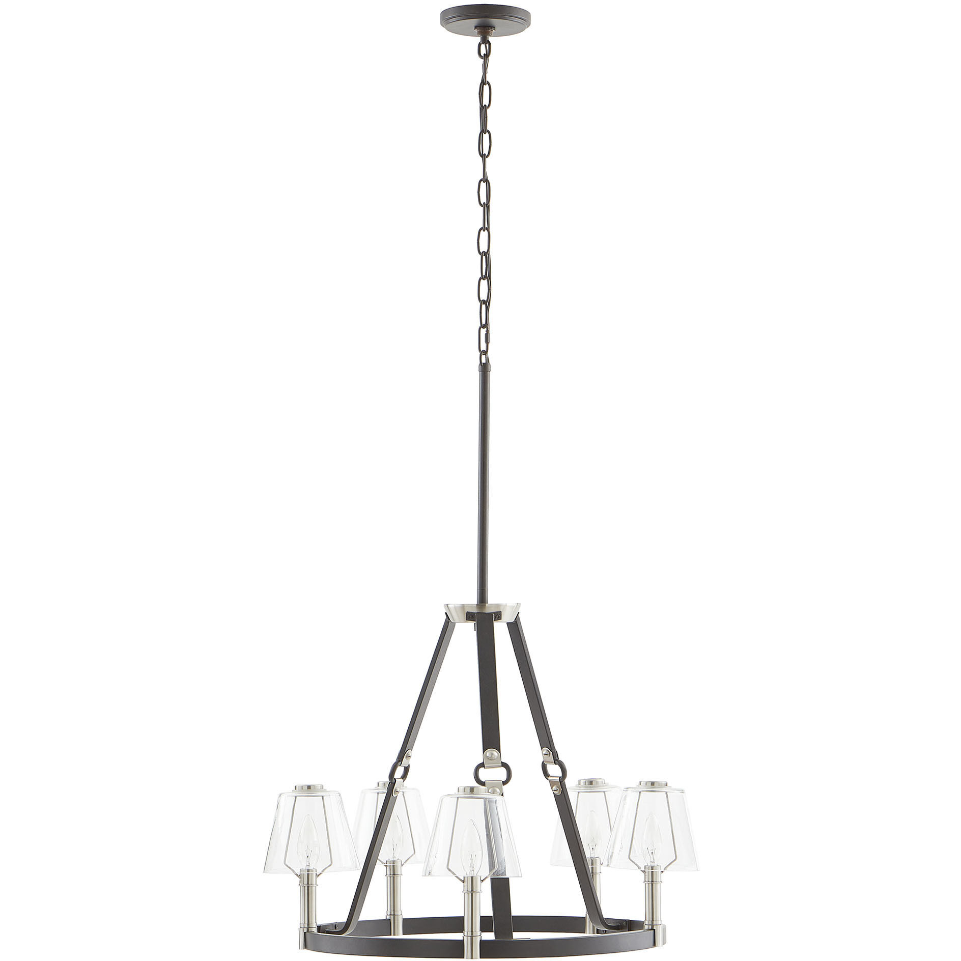 Armstrong Grove 5 Light 25 inch Espresso Chandelier Ceiling Light