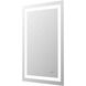 Riven 40 X 27 inch White LED Mirror