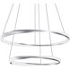 Oberon LED 40 inch Satin Nickel Pendant Ceiling Light