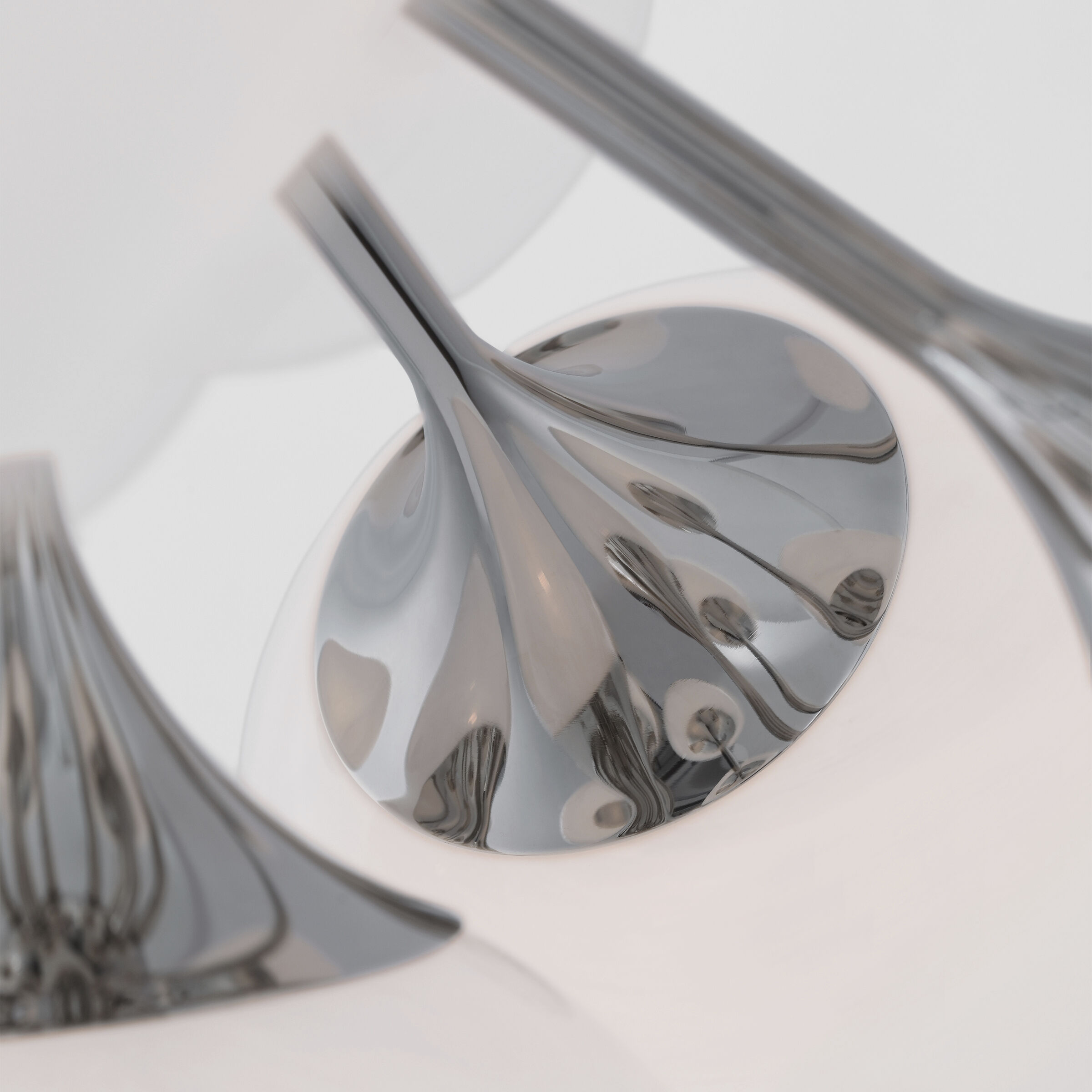 AERIN Cristol LED 40 inch Polished Nickel Chandelier Ceiling Light