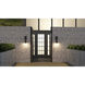 Sawyer LED 19.75 inch Matte Black Outdoor Wall Lantern, Large