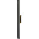 Stylet LED 48 inch Sand Black Outdoor Wall Light