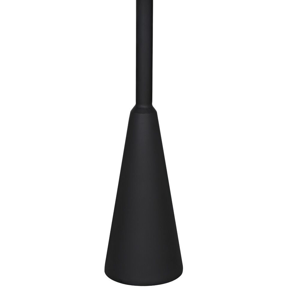 Hiro 24.5 X 17 inch Matte Black Side Table