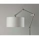 Willard 64 inch 100.00 watt Brushed Steel Floor Lamp Portable Light