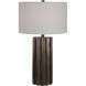 Khalio 28 inch 150 watt Gun Metal Table Lamp Portable Light