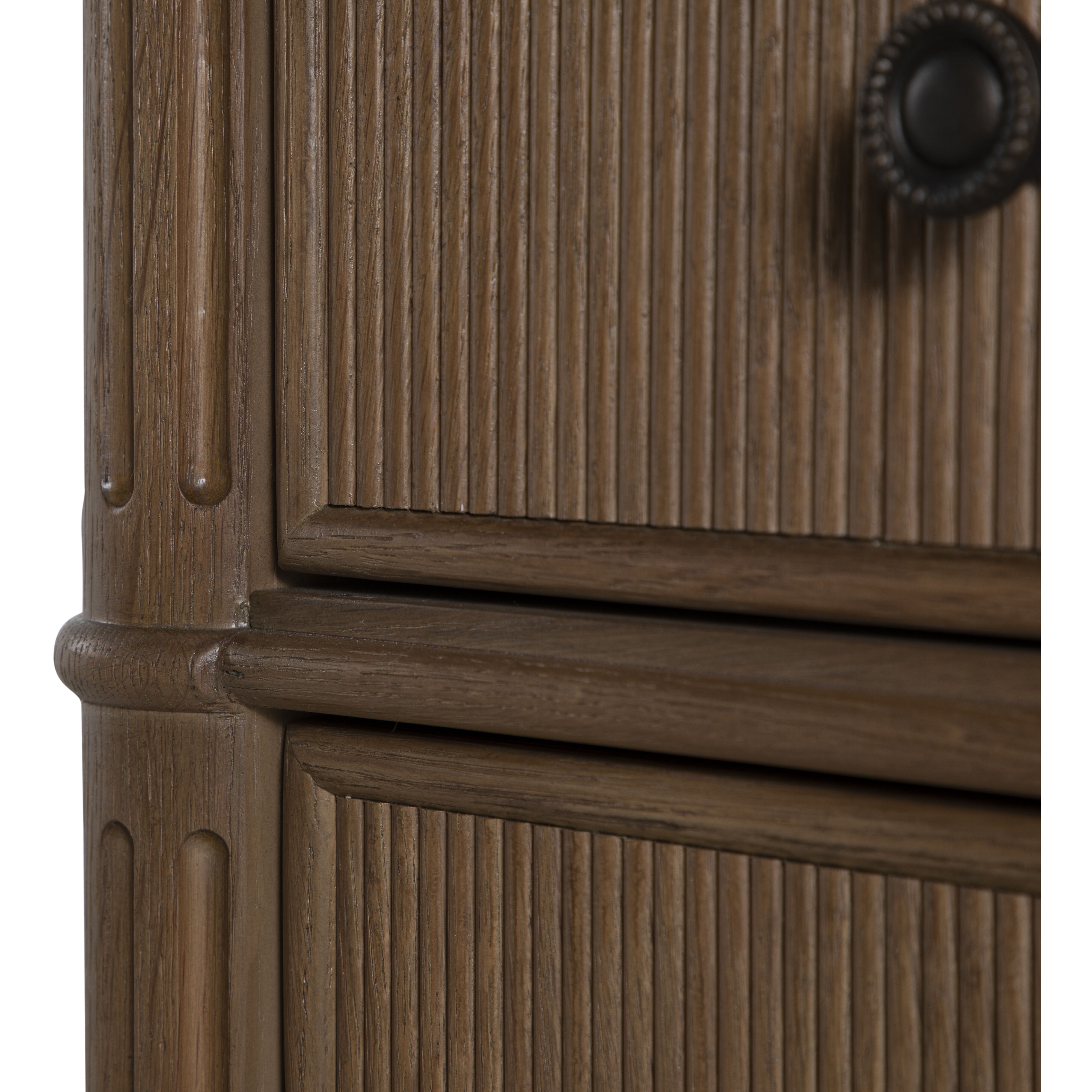 Andrea Satin Oak and Antique Bronze Chest