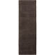 Cambria 96 X 30 inch Charcoal, Dark Brown Rug
