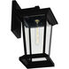 Leawood 1 Light 15.3 inch Black Outdoor Wall Light