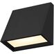 Slant LED 5 inch Sand Black Outdoor Wall Sconce