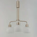 Coraline 3 Light 21 inch Satin Nickel Chandelier Ceiling Light