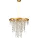 Winham 6 Light 24 inch Antique Gold Chandelier Ceiling Light