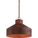 Rise &amp Shine 4 Light 26 inch Rust Patina Chandelier Ceiling Light