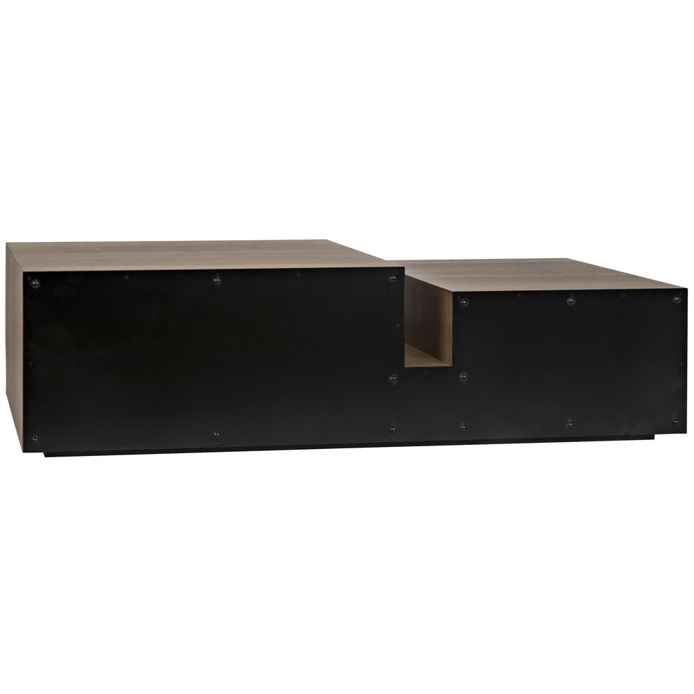 Nido 68 X 32 inch Matte Black Coffee Table