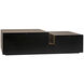 Nido 68 X 32 inch Matte Black Coffee Table