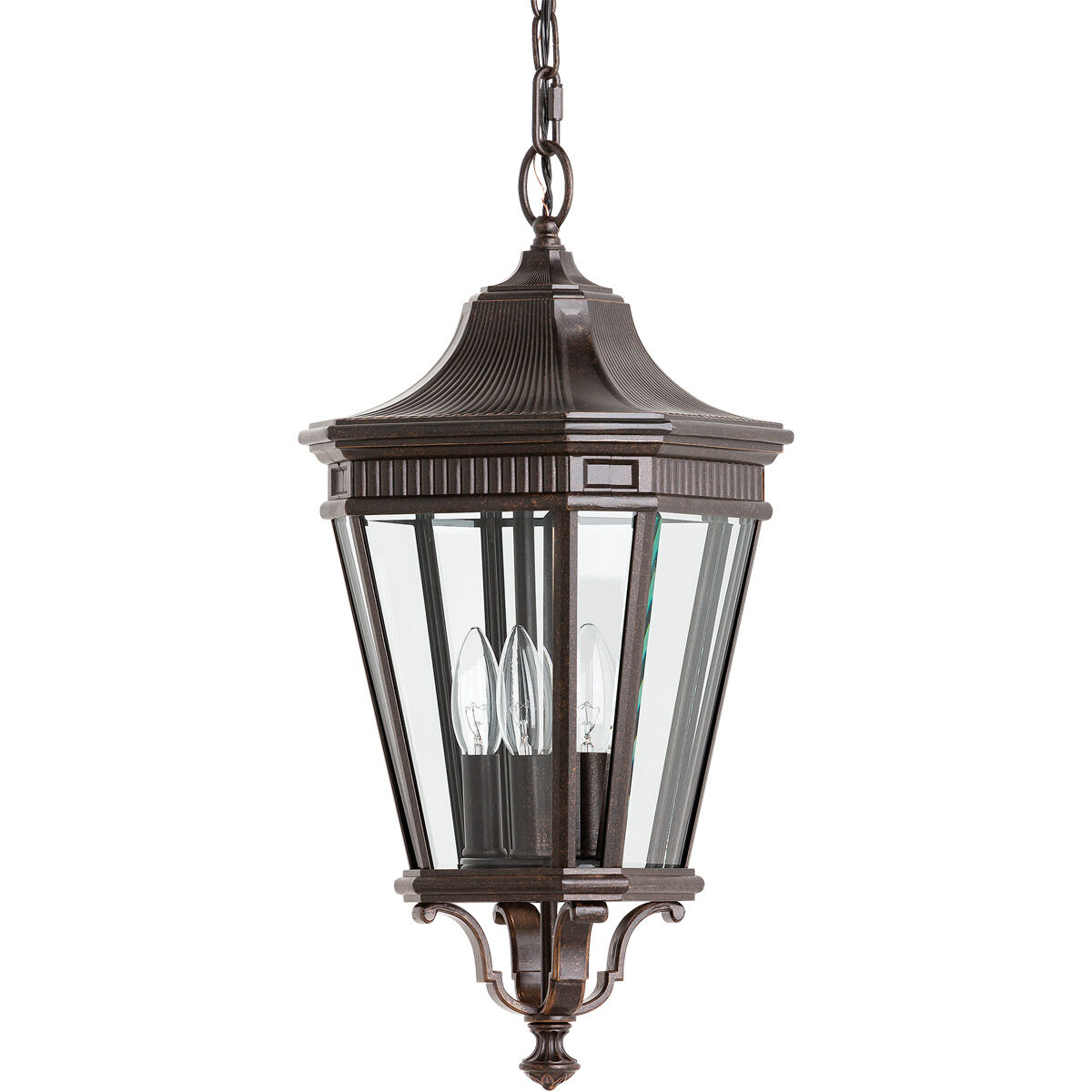 Cotswold Lane 3 Light 9.50 inch Outdoor Pendant/Chandelier