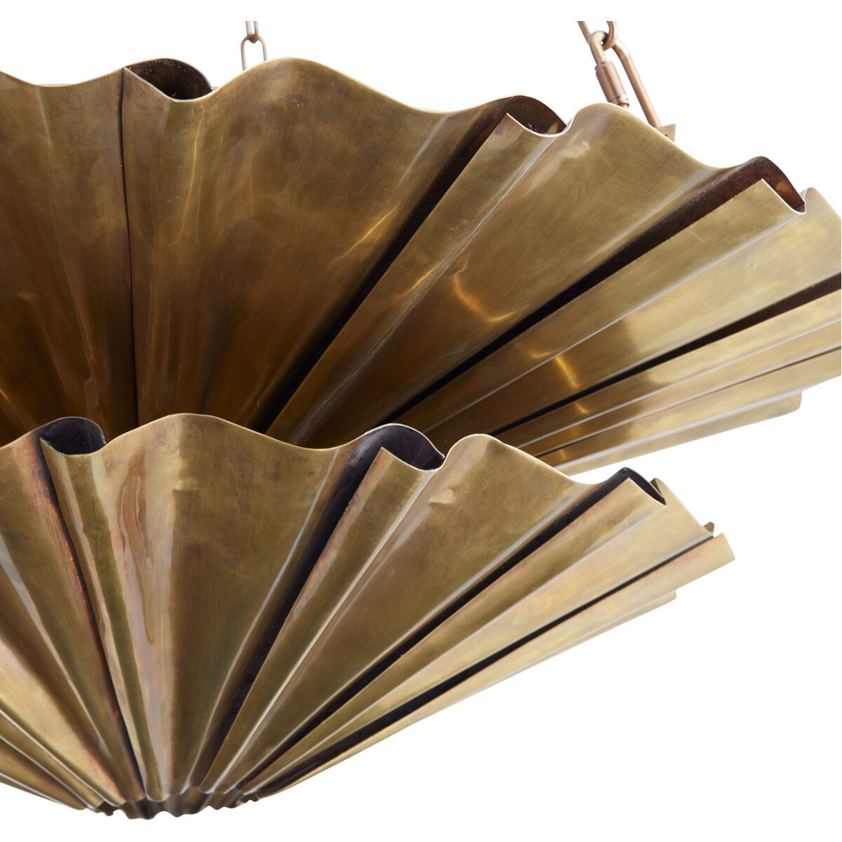 Katya 9 Light 28 inch Vintage Brass Chandelier Ceiling Light