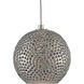 Giro 15 Light 24 inch Nickel Multi-Drop Pendant Ceiling Light