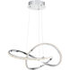 Rumi 19 inch Polished Chrome Pendant Ceiling Light