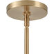 Caroline 6 Light 36 inch Brushed Gold Chandelier Ceiling Light